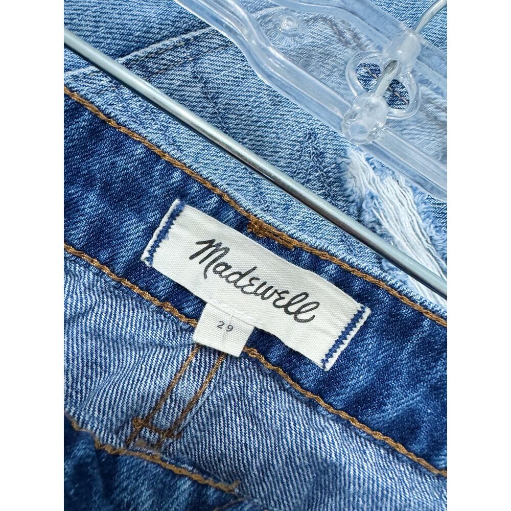Madewell Baggy Carpenter Jean Shorts Size 29 Blue - Picture 4 of 5